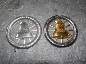 Par de insignias vintage de California Southern Automobile Club Good Roads - Imagen 1 de 5