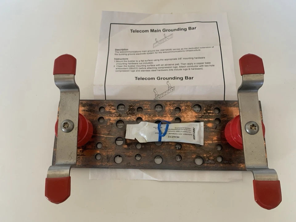 BARRA DE PUESTA A TIERRA PRINCIPAL DE TELECOMUNICACIONES COOPER B-LINE SBTMGB12 **NUEVA EN CAJA** Foto 1 de 1