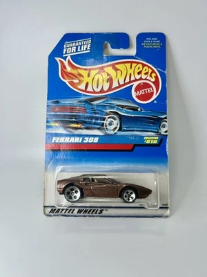 Ferrari 308 1998 Hot Wheels marrón metálico con ruedas de 5 radios SP #816 A19 Foto 1 de 4