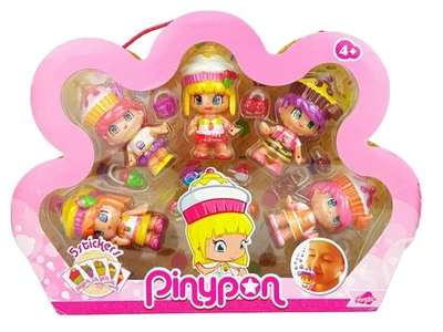 Original Famosa 700010261 - Pinypon Juego De Figuras Cupcake 5 Muñecas Foto 1 de 4