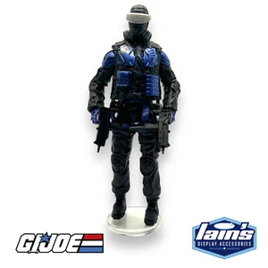 GI JOE DISPLAY STANDS FOR VINTAGE ACTION FIGURES - CLEAR X 20 T6c - Picture 1 of 11