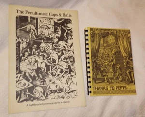 Bob Read Lot Thanks to Pepys Penultimate Cups & Balls Knife Thru Coat Coin Magic - Picture 1 of 7