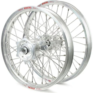 Talon/Excel Takasago Honda CR250/500R 89-94 21"/19" Silver/Silver Wheel Set - Picture 1 of 5