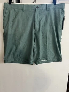 - Adidas Golf New Green Checkered Shirts Size 38 - Picture 1 of 3