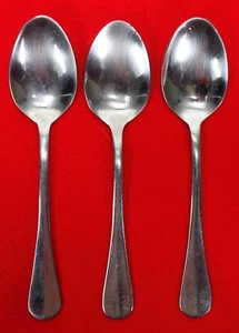 3X Teaspoons Wallace Silver Hartford Stainless Glossy Flatware 6 1/4" Tea Spoon - Picture 1 of 5
