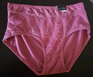 PRIMA VALENTINA FLORAL LACE TRIM PANTY, SIZE L - Picture 1 of 3
