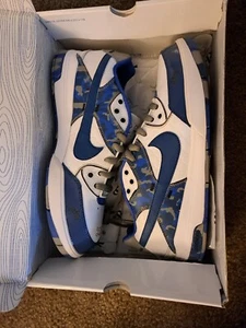 Size 10 - Nike Zoom Paul Rodriguez 3 Blue and White "DB" - Picture 1 of 5