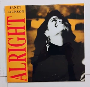RARE SEALED - JANET JACKSON – ALRIGHT REMIXES - 1990 ORIGINAL A&M RECORDS - Picture 1 of 2