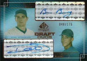 Bill Bray/Ian Desmond 2004 SP Prospects Draft Duos Rookie Autos 048/175 Mint+ - Picture 1 of 2
