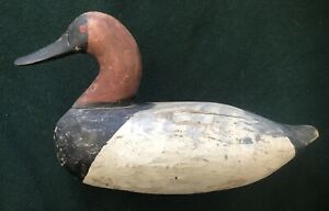 Chesapeake Bay Maryland MD Havre De Grace Canvasback Duck Decoy