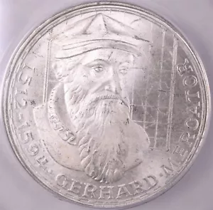 1969-F 5M W Germany Mercator - KM# 126.1 - ANACS MS64 - Silver ASW 0.2251 - Picture 1 of 3