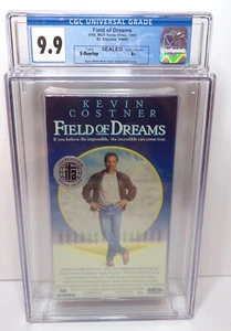 Original 1990 Field of Dreams VHS Sealed - CGC Graded 9.9 (Not McDonalds Promo) - Picture 1 of 5