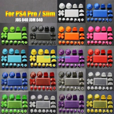 Full Set Button Replace For PS4 Pro Slim Controller JDM-040 JDS 040 - 18 colors! - Image 1 of 4