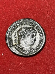 Constantine I The Great 307-337a.D. Bronze Follis Ancient Roman Coin Lugdunum - Picture 1 of 8