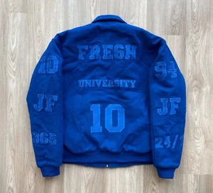 Vintage Design JF #10 Fresh University Wool Bomber Jacket - Picture 1 of 8