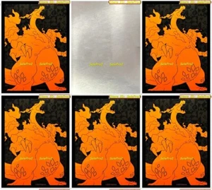 5x CHARIZARD ULTRA PRO Pokemon TCG GLOSSY DECK PROTECTOR SLEEVE LOT BRAND NEW!! - Picture 1 of 8