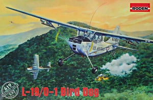 Roden 619 Cessna L-19/O-1 Bird Dog USAF US Liaison Flugzeugmodellbausatz im Maßstab 1:32 - Bild 1 von 12