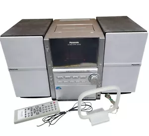 Panasonic SA-PM18 Stereo System w/5-CD Changer Cassette Tuner w/Remote & Antenas - Picture 1 of 9