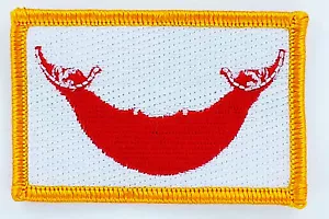 Osterinsel FLAGGE AUFNÄHER ABZEICHEN AUFBÜGELN NEU BESTICKT - Bild 1 von 1
