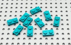 LEGO® 10x Platte Bauplatte 1x2 flach 3023 dunkeltürkis - Bild 1 von 1