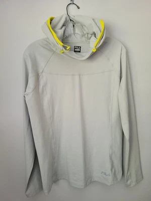 FILA Ladies' Training Hoodie Funnel Neck, Gray, Small, Excellent  - Image 1 of 4
