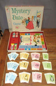 Vintage 1965 Mystery Date Board Game Excellent but 4 Missing Cards - Picture 1 of 19