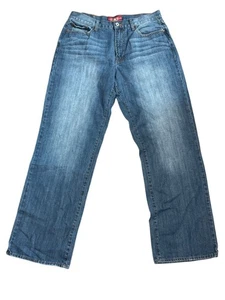 Pantalones de mezclilla para hombre Lucky Brand 181 relajados rectos 36x34 azul algodón - Imagen 1 de 7