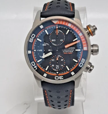 Mens Maurice Lacroix Pontos Automatic Watch, Chronograph Orange PT6028 - Image 1 of 4