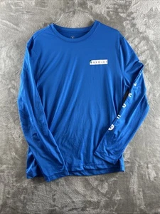 Hurley Long Sleeve Men’s Size Small 88% Polyester At 12% Spandex Blue -0150 - Picture 1 of 4