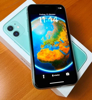 Apple iPhone 11   A2221  128GB   Hellgrün   In OVP  Batterie  Neu - Bild 1 von 4