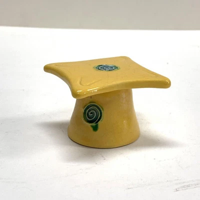 盖子休息架露石黄色线缠绕机Cochin茶道用具Sado — 第 1/4 张图片