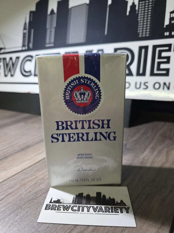 Dana British Sterling After Shave 3,8 OZ 112 ml Splash Hombres Sellado Antigua Fórmula Foto 1 de 4