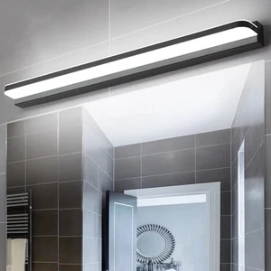 Led Mirror Light Modern Bathroom Lamp Wall Lights 42/62/72/120Cm Stainless Steel - Picture 1 of 15
