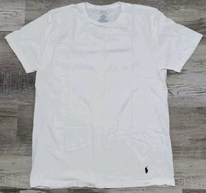 Polo Ralph Lauren White T-Shirts, Classic Fit, Pony Logo, Men's size Large - Picture 1 of 4