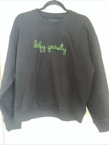 lingua franca "defy gravity" Sweatshirt Medium Sold Out Online!!! - Picture 1 of 3