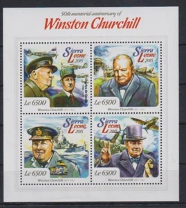 J614. Sierra Leone - MNH - 2015 - Famous People - Winston Churchill - Picture 1 of 1