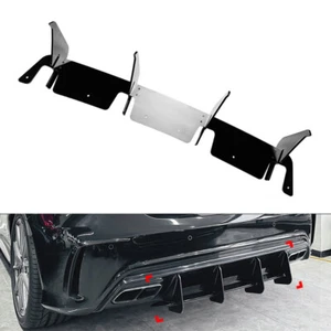 Rear Bumper Lip Spoiler Splitter For Mercedes Benz A-Class W176 A45 2013-2018 - Picture 1 of 9