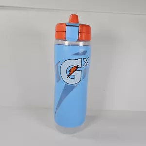 Bottiglia Gatorade con coperchio Gx antiscivolo spremitura plastica colore blu chiaro 30 oz - Foto 1 di 12