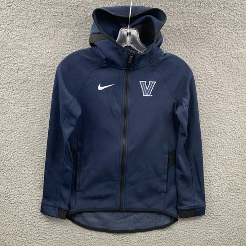 Nike Villanova WIldcats Showtime Full Zip Basketball Hoodie Boys Medium CQ5436 Cover