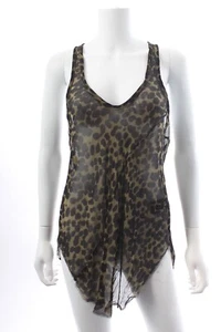 Isabel Marant Etoile Leopard Printed Top / Khaki - Picture 1 of 3