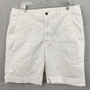 Vintage Arizona Jean Co Shorts Mens 38 White Denim 5 Pocket Walker Hiking Cotton - Picture 1 of 15