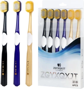 Adult Wide Head Soft Toothbrush,Excellent Cleaning Effect,Manual Toothbrush for - Picture 1 of 6