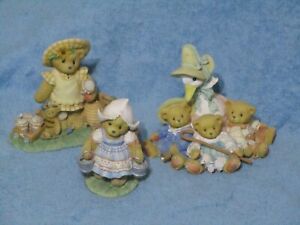 Cherished Teddies Figurine Lot Of 3 Katrien Lydia Friends of A Feather Flock To