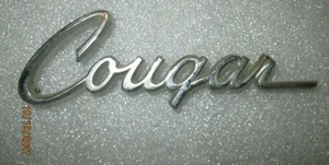 1971 MERCURY COUGAR FENDER EMBLEM BADGE FLAG FoMoCo GENUINE ORIGINAL OEM - Picture 1 of 11