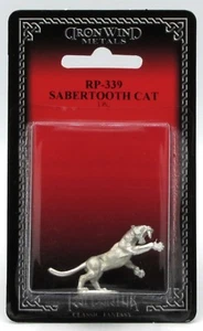  Ral Partha RP-339 Sabertooth Cat (Prehistoric Animal) Feline Tiger Miniature  - Picture 1 of 2