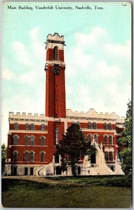 Postal 6264 del edificio principal de la Universidad de Vanderbilt Nashville Tennessee c.1907 - Imagen 1 de 2