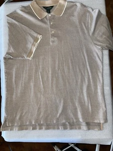 Brooks Brothers Golf Short Sleeve XL 100% Pima Cotton 1/4 Button - Picture 1 of 8