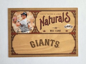 Will Clark 2005 Donruss Leather & Lumber NATURALS SILVER /2000 SSP #N-24 Giants