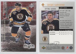 1998-99 Upper Deck Black Diamond Double Diamond /2000 Sergei Samsonov #5