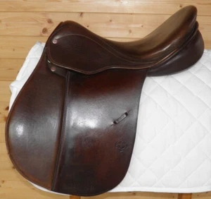 Lemetex Futura XL Schweiz braun Leder GP Sattel hoch wörkig 17,5" mittel - Bild 1 von 17